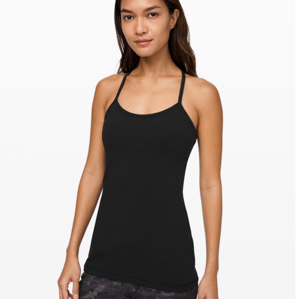 Lulu lemon Power Y Black Tank top